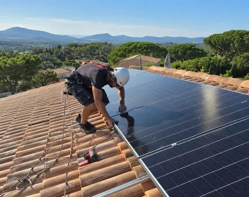 Installateur panneaux solaires Valliguières — pose photovoltaïque sur toiture
