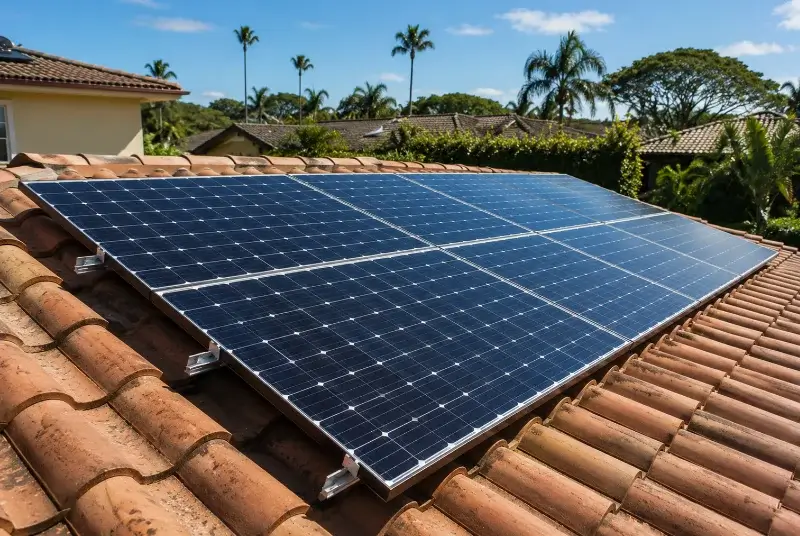 Installation de panneaux solaires à Valliguières